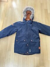 Minymo Winter-/Schneejacke in der Größe 140, in Blau