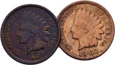 Usa indian head one cent - head, 2