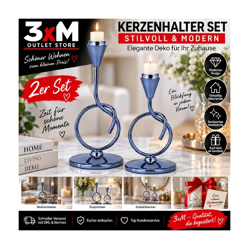 Flambiance kerzenständer 2er - flambiance,