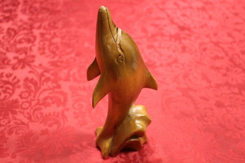 Delphin holzskulptur - delphin,