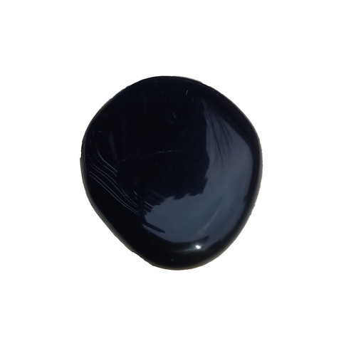 Schwarzer obsidian - schwarzer,