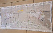 DEKO : BISTRO - SCHEIBEN - GARDINE "WEIHNACHTEN " Br. ca. 140 cm Hö.64 cm (361 )