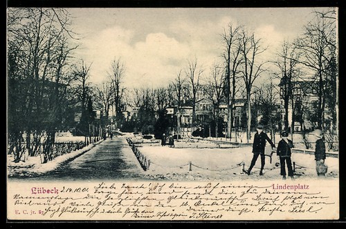 Lübeck partie lindenplatz - lübeck,,