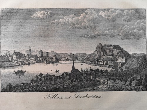 Lithographie von 1832 koblenz - von,