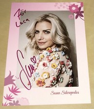 Susan Sideropoulos Original signierte Autogrammkarte Autogramm TV Model #24