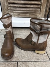 Tolle Leder Canvas Stiefel von