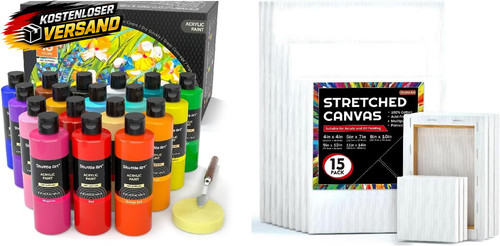 Acrylfarben set mit farben - set,