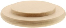 Bierglasdeckel für große Gläser Wespenschutz Bierdeckel  - Buchenholz D 10 cm