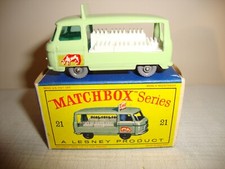 MATCHBOX REGULAR 1-75 21C MILK DELIVERY TRUCK - NR MINT in original D BOX