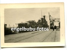 FOTO - Kriegsschiff Kreuzer LEIPZIG / PRINZ EUGEN - APENRADE / Dänemark -1945- 2