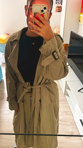 Zara trenchcoat mantel beige - mantel,