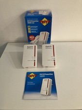 AVM Fritz! Powerline 1000E Set 2 Stück Gigabit 1000 Mbps Adapter mit LAN-Port