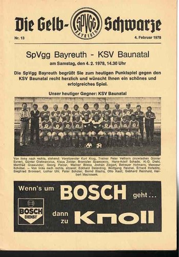 Fussball programmheft - fussball,