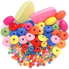 Holzperlen Mix Dreiecke bunt