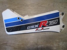 Seitenverkleidung blau-weiss, GSXR 750, 85-87, GR75 bzw.  GSXR 1100