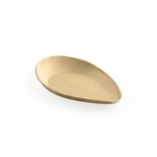 Teller aus Palmblatt, oval