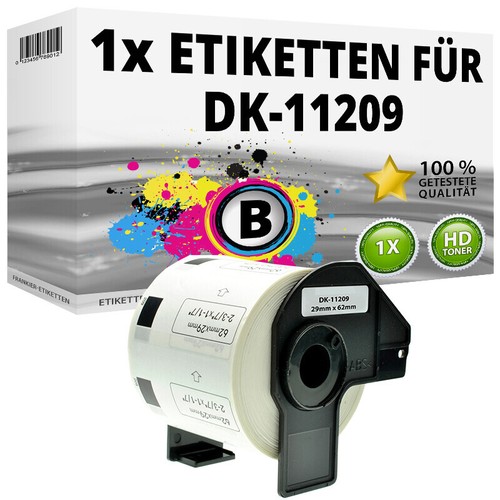 Etiketten kompatibel - 1x,
