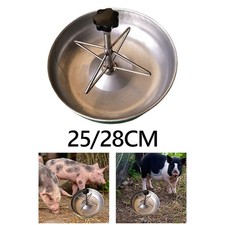 Schweinetrog, Edelstahl, für