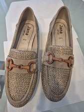 Jana Damenslipper, Grösse 41, Weite H, Braun