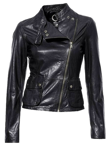 Biker lederjacke damen best - lederjacke,