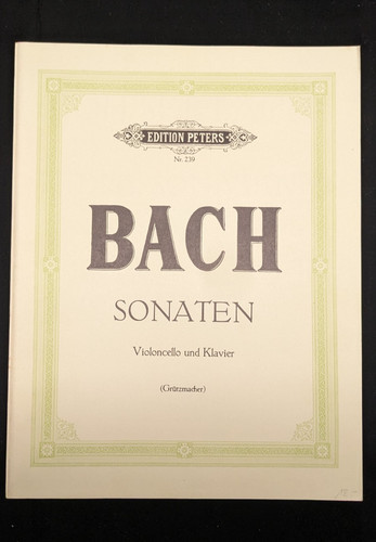 Bach sonaten violoncello - bach,