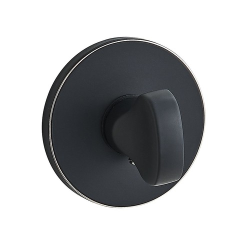 Rundrosette schwarz gold - schwarz,