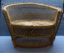 28445. Puppenbank Rattan Korb