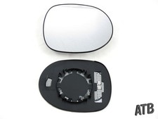 Mirror glass convex heated