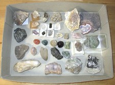 33 Stück Mineralien Sammlung