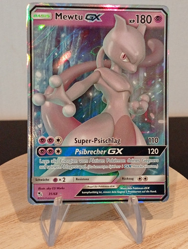 Pokémon tcg mewtu - gx, holo