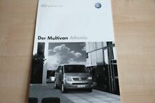 237604) VW Bus T5 Multivan - Atlantis - Preisliste & Extras - Prospekt 05/2007