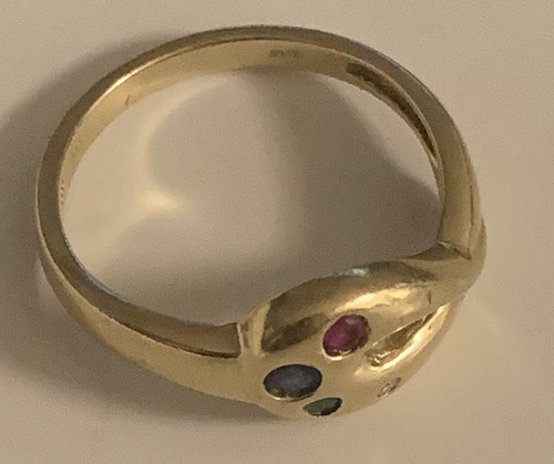 Ring 585 gold mit - ring,