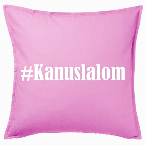 Kanuslalom kissenbezug pink - #kanuslalom,