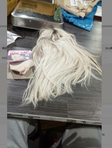 Ombre platinum blonde wave - blonde,