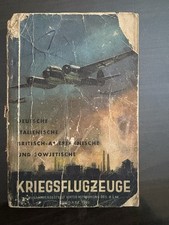 ***VINTAGE BROSCHÜRE*BUCH*KRIEGSFLUGZEUGE*SOMMER 1942*2.WK/WK2/WWII*R.L.M.***