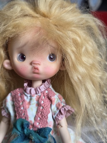 Bubble doll head ooak puppe - ooak,