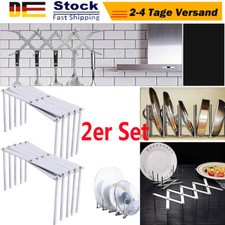 2X Verstellbarer Deckelhalter Rippchenhalter aus Edelstahl Spareribs Halter DHL