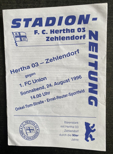 Hertha 03 zehlendorf - 96/97,