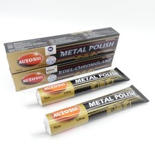 2x 75 ml Tube Edel Chromglanz Chrom Metall Politur Autosol 01 001000