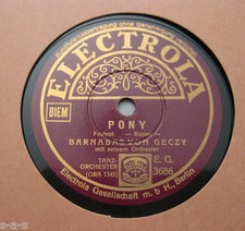 BARNABAS VON GECZY Pony / Spitzbub ELECTROLA EG 3686 (235)