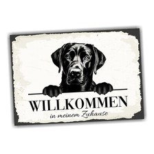 Hundeschild Willkommen Zuhause