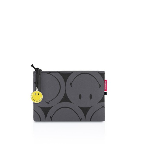Case smiley grey - 1,