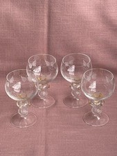 4 x sehr schöne THERESIENTAL WEINGLÄSER WEIN RÖMER Vintage Selten