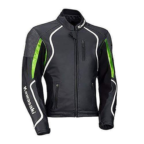 Kawasaki biker lederjacke - kawasaki,