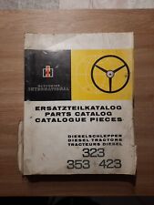 IHC MC Cormick Schlepper 323  353  423 Ersatzteilkatalog 1970 519 Seiten