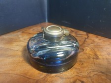 Original antikes Jugendstil-Tintenfass aus schwerem Glas. Hervorragender Zustand