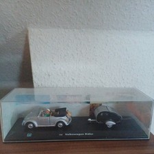 VW Käfer + Wohnwagen 1:43
