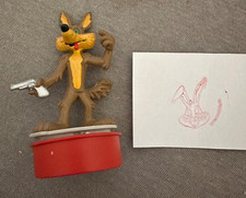 Looney Tunes Bugs Bunny & Co - Coyote von Bully 1983 - Stempel - Rarität