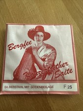 Zither Bergfee Konzertzither Saite rot F25 Silberstahl mit Seidenbeilage neu