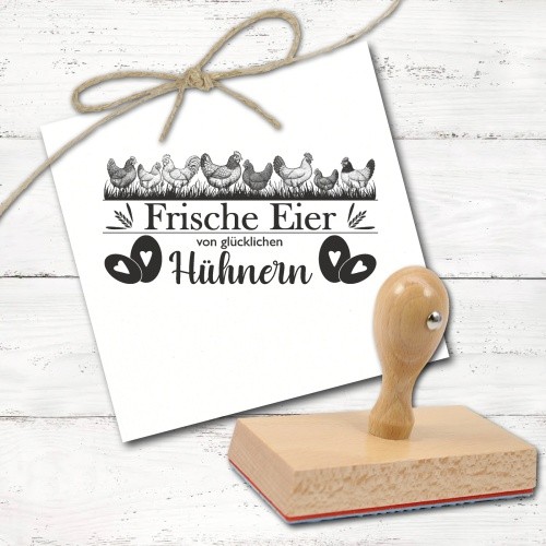Stempel frische eier von - stempel,